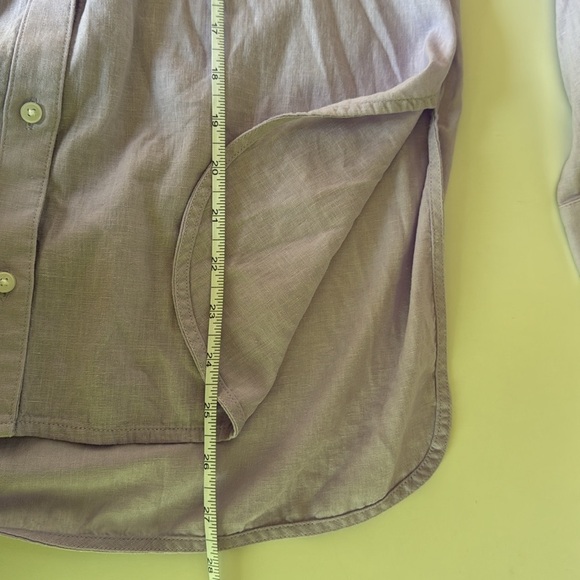 NWT Old Navy Linen Blend Button Down Shirt Size XS - Picture 6 of 7